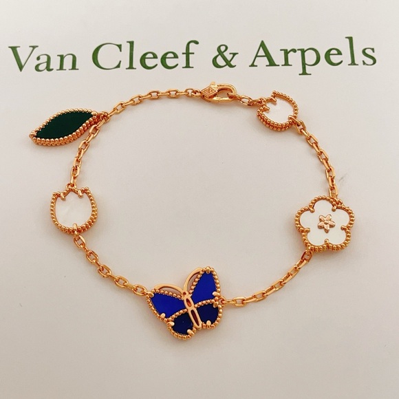 Van Cleef & Arpels Gold Butterfly Bracelet
